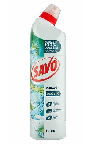 Savo WC čistič Turbo 750ml | Čistící, dezinf.prostř., dezodoranty - Přípravky na WC - Čističe WC